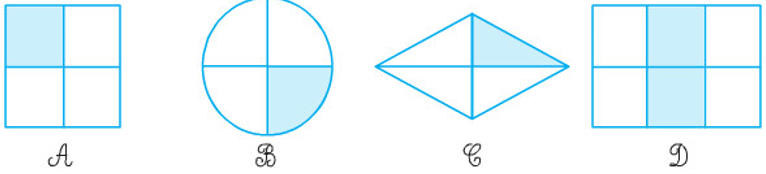 Giải Toán lớp 2 trang 119 Một phần tư  