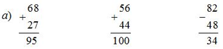Giải Toán lớp 2 trang 83 Ôn tập về phép cộng và phép trừ (tiếp theo) - Tiết 1  