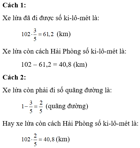 Giải bài 121 trang 52 sgk Toán lớp 6 Tập 2 | Giải toán lớp 6