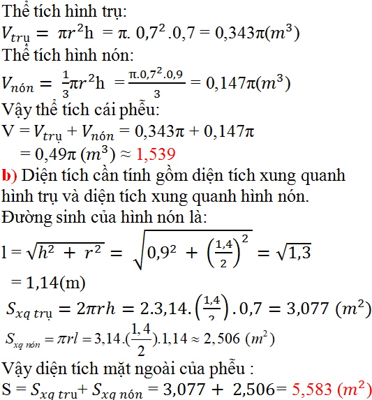 Giải bài 27 trang 119 SGK Toán 9 Tập 2 | Giải toán lớp 9