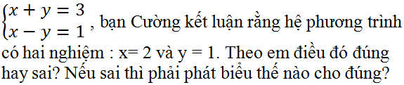 Giải bài 3 trang 25 SGK Toán 9 Tập 2 | Giải toán lớp 9