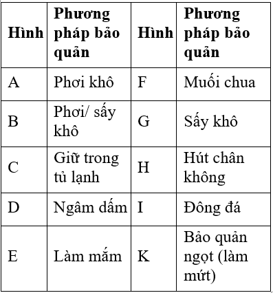 Công nghệ 6 Bài 2: Bảo quản thực phẩm | Hay nhất Giải bài tập Công nghệ 6 VNEN