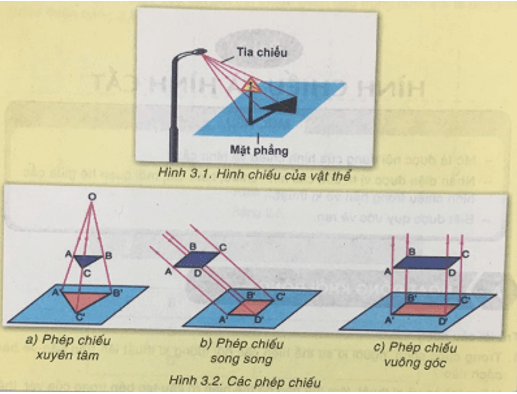 Công nghệ 8 VNEN Bài 3: Hình chiếu và hình cắt | Hay nhất Giải bài tập Công nghệ 8 VNEN