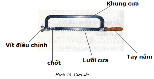 Công nghệ 8 VNEN Bài 5: Một số phương pháp gia công cơ khí bằng tay  | Hay nhất Giải bài tập Công nghệ 8 VNEN