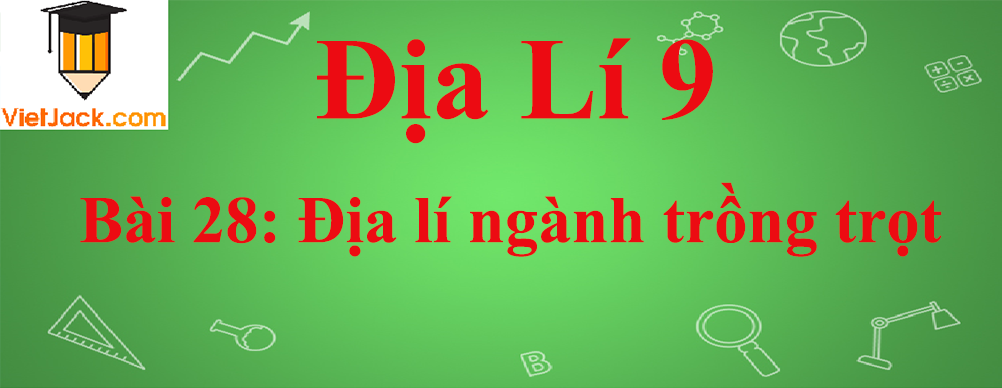 Địa lí lớp 10 Bài 28: Địa lí ngành trồng trọt