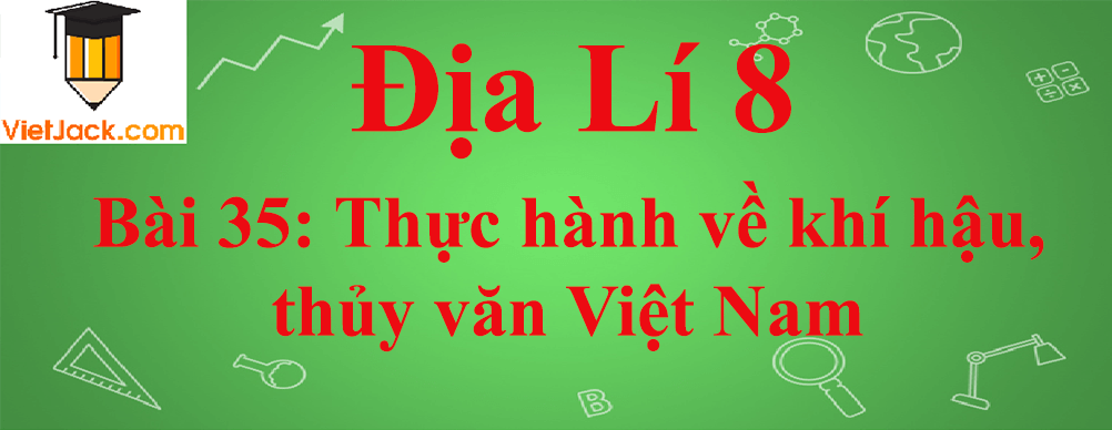 Địa lí lớp 8 Bài 35: Thực hành về khí hậu, thủy văn Việt Nam