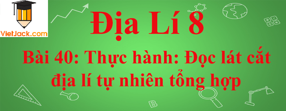 Địa lí lớp 8 Bài 40: Thực hành: Đọc lát cắt địa lí tự nhiên tổng hợp