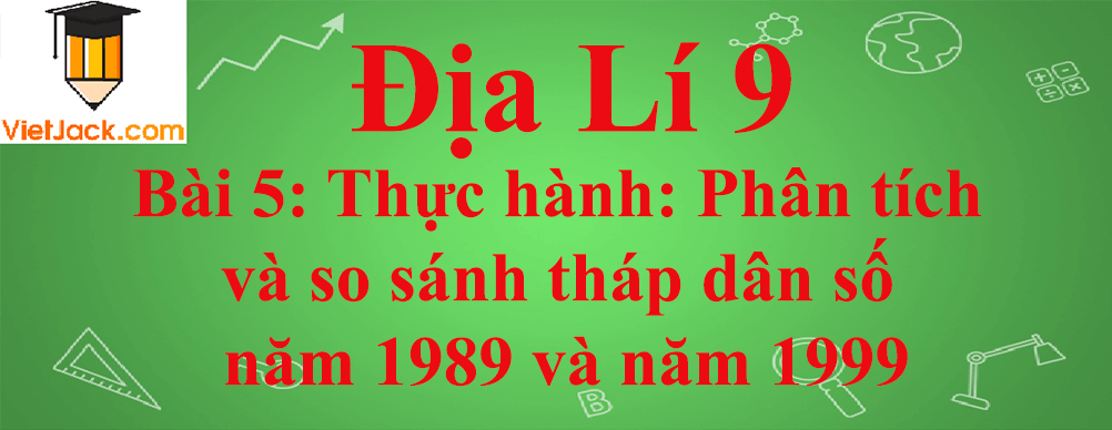 Địa lí lớp 9 Bài 5: Thực hành: Phân tích và so sánh tháp dân số năm 1989 và năm 1999