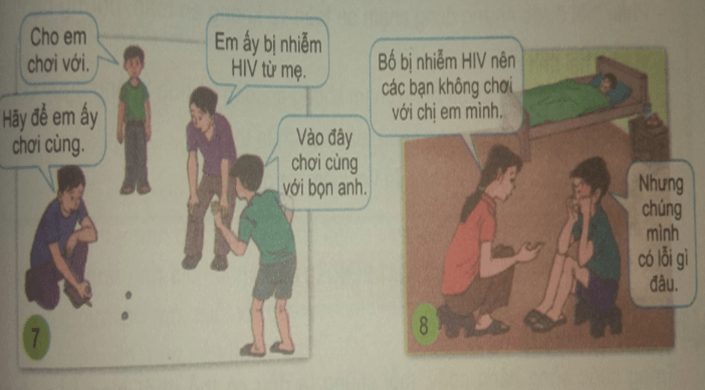 Khoa học 5 Bài 9: Phòng tránh HIV AIDS Thái độ với người nhiễm HIV AIDS | Hay nhất Giải Khoa học lớp 5 VNEN