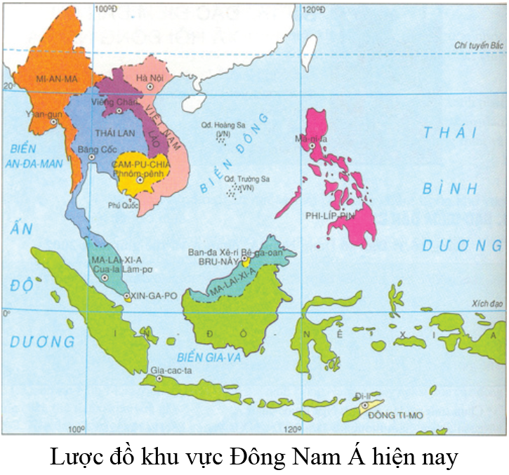 Lịch sử 6 Chương 4: Đông Nam Á (Từ những thế kỉ tiếp giáp công nguyên đến thế kỉ X) | Ngắn nhất Cánh diều (ảnh 1)