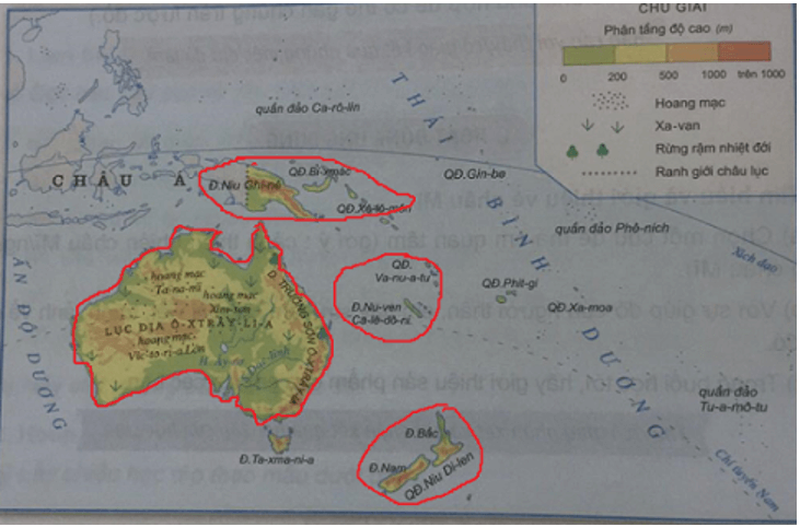 Lịch Sử và Địa Lí lớp 5 Bài 14: Châu Đại Dương và châu Nam Cực | Hay nhất Giải Lịch Sử và Địa Lí lớp 5 VNEN