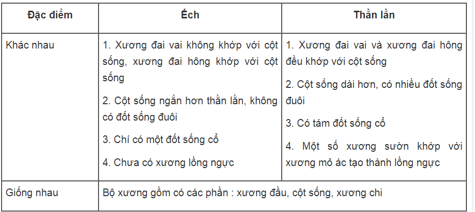 Bài tập có lời giải trang 82, 83, 84, 85, 86 SBT Sinh học 7 | Giải sách bài tập Sinh học 7 hay nhất tại VietJack