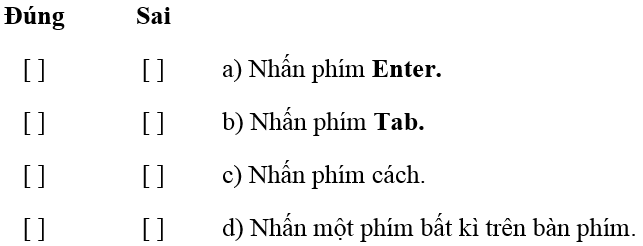 Bài 10 trang 66 SBT Tin học 7 | Giải sách bài tập Tin học 7 hay nhất tại VietJack