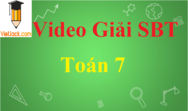 Giải Sách bài tập Toán lớp 7 hay, chi tiết