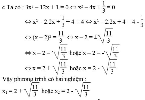 Giải sách bài tập Toán lớp 9 hay nhất, chi tiết