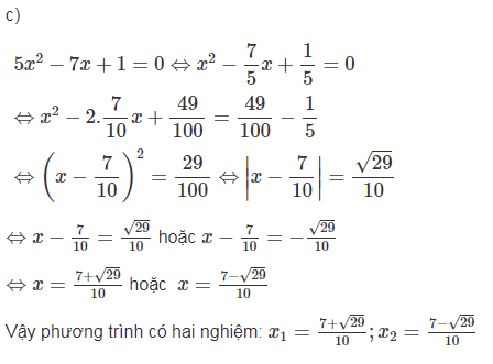 Giải sách bài tập Toán lớp 9 hay nhất, chi tiết