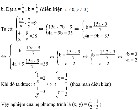 Giải sách bài tập Toán lớp 9 hay nhất, chi tiết