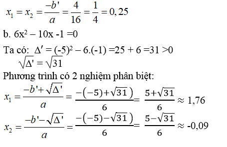 Giải sách bài tập Toán lớp 9 hay nhất, chi tiết