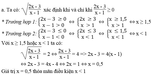 Giải sách bài tập Toán lớp 9 hay nhất, chi tiết