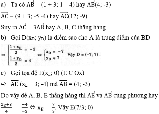 Giải Toán 10 nâng cao | Giải bài tập Toán lớp 10 nâng cao