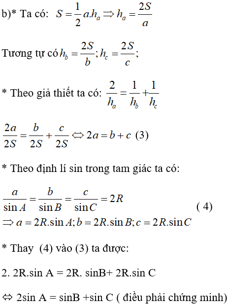 Giải Toán 10 nâng cao | Giải bài tập Toán lớp 10 nâng cao