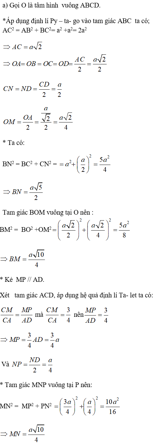 Giải Toán 10 nâng cao | Giải bài tập Toán lớp 10 nâng cao