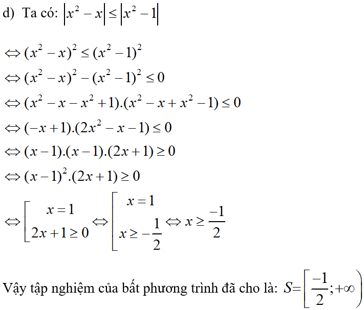 Giải Toán 10 nâng cao | Giải bài tập Toán lớp 10 nâng cao