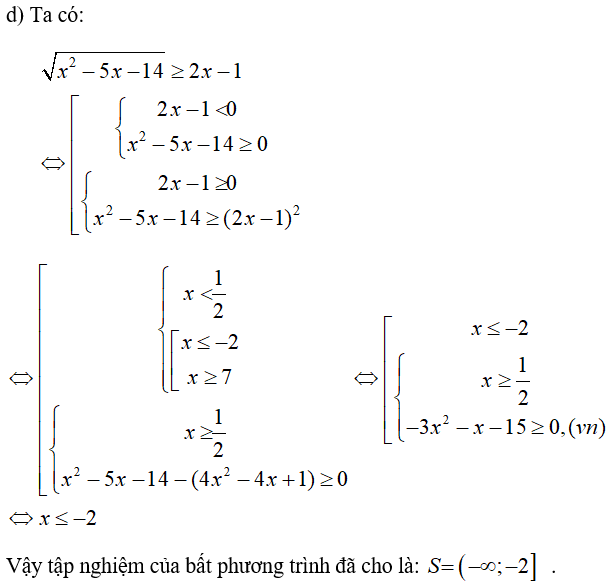 Giải Toán 10 nâng cao | Giải bài tập Toán lớp 10 nâng cao