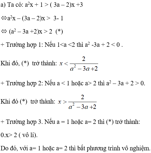 Giải Toán 10 nâng cao | Giải bài tập Toán lớp 10 nâng cao