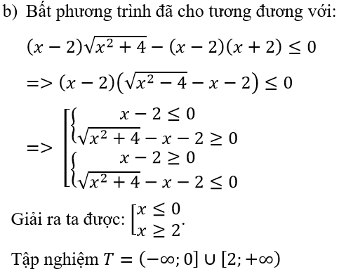 Giải Toán 10 nâng cao | Giải bài tập Toán lớp 10 nâng cao