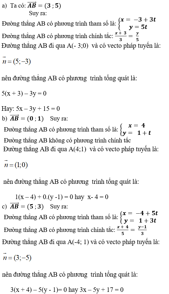 Giải Toán 10 nâng cao | Giải bài tập Toán lớp 10 nâng cao