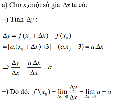 Giải Toán 11 nâng cao | Giải bài tập Toán lớp 11 nâng cao