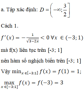 Giải Toán 12 nâng cao | Giải bài tập Toán lớp 12 nâng cao