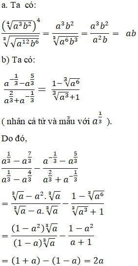 Giải Toán 12 nâng cao | Giải bài tập Toán lớp 12 nâng cao