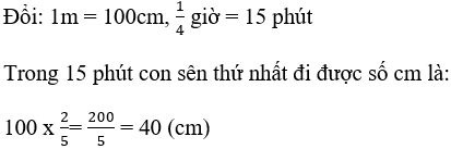 Giải Toán 4 VNEN Bài 103: Ôn tập các phép tính với phân số | Hay nhất Giải bài tập Toán 4 VNEN