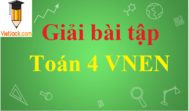 Toán lớp 4 sách mới (giải SGK, VBT hay nhất)