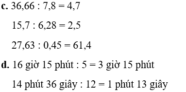 Giải Toán 5 VNEN Bài 116: Em ôn lại những gì đã học