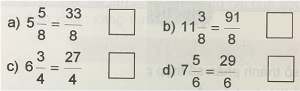 Giải Toán 5 VNEN Bài 6: Hỗn số (tiếp theo)