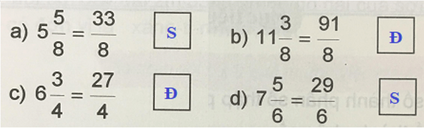 Giải Toán 5 VNEN Bài 6: Hỗn số (tiếp theo)