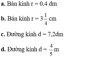 Giải Toán 5 VNEN Bài 63: Diện tích hình tròn