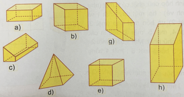 Giải Toán 5 VNEN Bài 68: Hình hộp chữ nhật. Hình lập phương