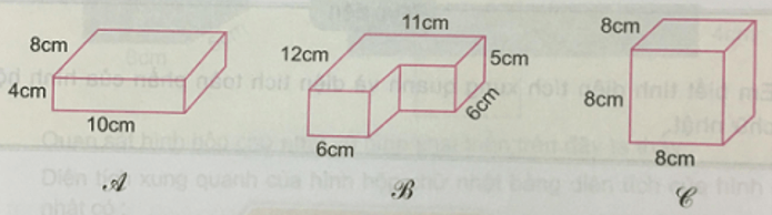 Giải Toán 5 VNEN Bài 68: Hình hộp chữ nhật. Hình lập phương