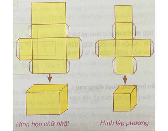 Giải Toán 5 VNEN Bài 68: Hình hộp chữ nhật. Hình lập phương