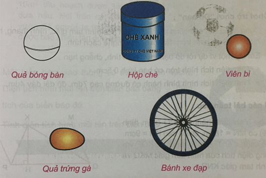 Giải Toán 5 VNEN Bài 79: Giới thiệu hình trụ. giới thiệu hình cầu