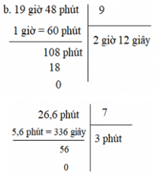 Giải Toán 5 VNEN Bài 88: Chia số đo thời gian cho một số