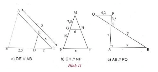 Giải Toán 8 VNEN Bài 2: Luyện tập về định lí Ta-lét | Giải bài tập Toán 8 VNEN hay nhất