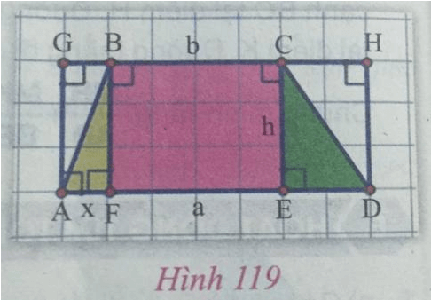 Giải Toán 8 VNEN Bài 3: Diện tích hình thang - Diện tích hình bình hành | Giải bài tập Toán 8 VNEN hay nhất