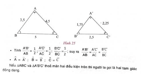 Giải Toán 8 VNEN Bài 4: Khái niệm hai tam giác đồng dạng | Giải bài tập Toán 8 VNEN hay nhất