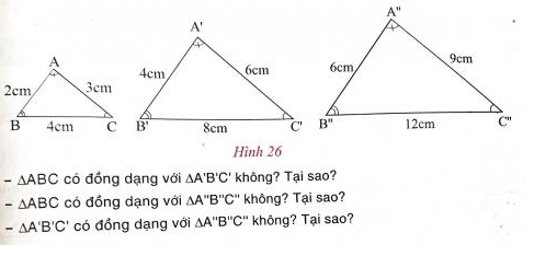 Giải Toán 8 VNEN Bài 4: Khái niệm hai tam giác đồng dạng | Giải bài tập Toán 8 VNEN hay nhất