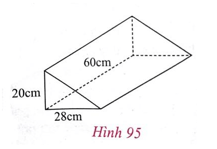 Giải Toán 8 VNEN Bài 4: Thể tích của hình lăng trụ đứng | Giải bài tập Toán 8 VNEN hay nhất